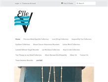 Tablet Screenshot of ellevdesigns.com